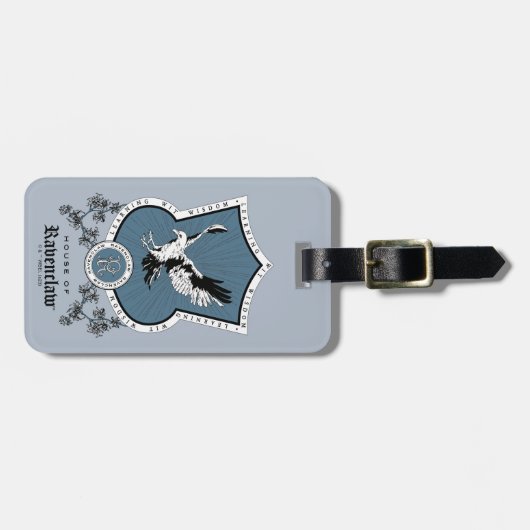 HARRY POTTER™ | Fijne schets RAVENCLAW™ Crest Bagagelabel (Voorkant horizontaal)