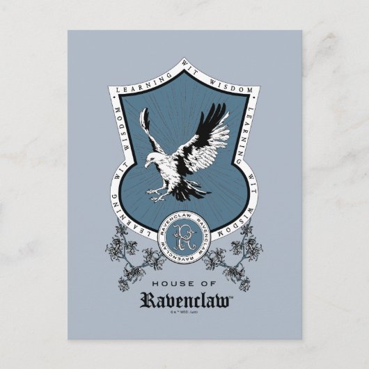 HARRY POTTER™ | Fijne schets RAVENCLAW™ Crest Briefkaart (Voorkant)