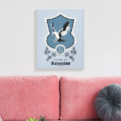 HARRY POTTER™ | Fijne schets RAVENCLAW™ Crest Canvas Afdruk (Insitu (Woonkamer))