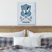 HARRY POTTER™ | Fijne schets RAVENCLAW™ Crest Canvas Afdruk (Insitu (Slaapkamer))