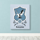 HARRY POTTER™ | Fijne schets RAVENCLAW™ Crest Canvas Afdruk (Insitu (Houten vloer))