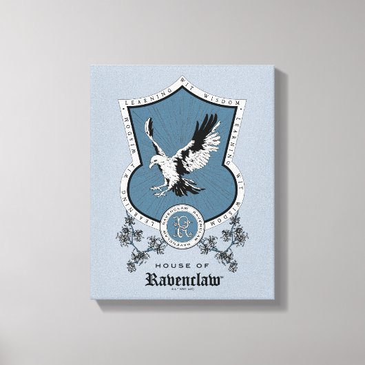 HARRY POTTER™ | Fijne schets RAVENCLAW™ Crest Canvas Afdruk (Voorkant)