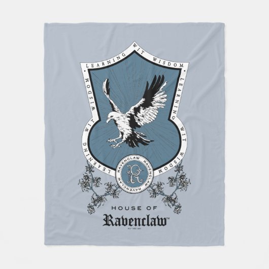 HARRY POTTER™ | Fijne schets RAVENCLAW™ Crest Fleece Deken (Voorkant)