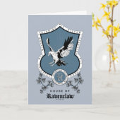 HARRY POTTER™ | Fijne schets RAVENCLAW™ Crest Kaart (Gele Bloem)