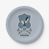 HARRY POTTER™ | Fijne schets RAVENCLAW™ Crest Papieren Bordje (Voorkant)