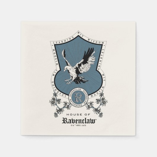 HARRY POTTER™ | Fijne schets RAVENCLAW™ Crest Servet (Voorkant)