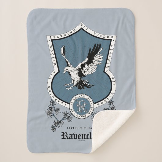 HARRY POTTER™ | Fijne schets RAVENCLAW™ Crest Sherpa Deken (Voorkant)