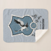 HARRY POTTER™ | Fijne schets RAVENCLAW™ Crest Sherpa Deken (Voorkant (horizontaal))