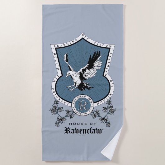 HARRY POTTER™ | Fijne schets RAVENCLAW™ Crest Strandlaken (Voorkant)