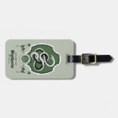 HARRY POTTER™ | Fijne schets SLYTHERIN™ Crest Bagagelabel (Voorkant horizontaal)
