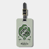 HARRY POTTER™ | Fijne schets SLYTHERIN™ Crest Bagagelabel (Voorkant verticaal)