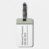 HARRY POTTER™ | Fijne schets SLYTHERIN™ Crest Bagagelabel (Achterkant verticaal)