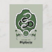 HARRY POTTER™ | Fijne schets SLYTHERIN™ Crest Briefkaart (Voorkant)