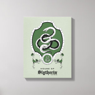 HARRY POTTER™   Fijne schets SLYTHERIN™ Crest Canvas Afdruk