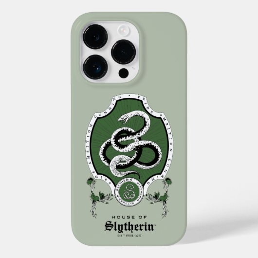 HARRY POTTER™ | Fijne schets SLYTHERIN™ Crest Case-Mate iPhone Case (Achterkant)