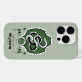 HARRY POTTER™ | Fijne schets SLYTHERIN™ Crest Case-Mate iPhone Case (Achterkant (horizontaal))
