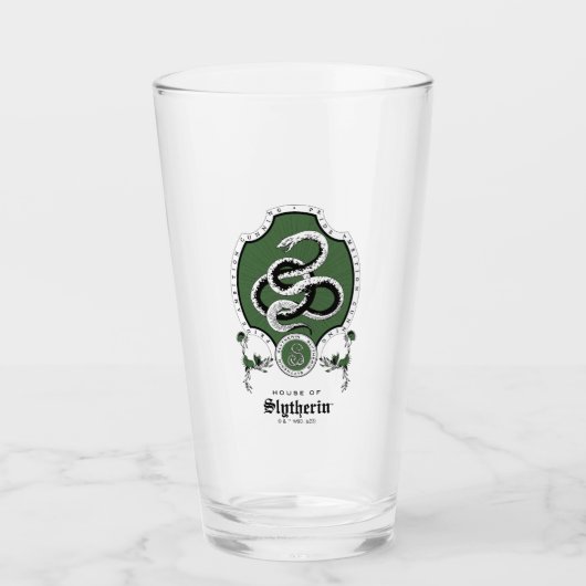 HARRY POTTER™ | Fijne schets SLYTHERIN™ Crest Glas (Voorkant)