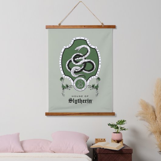 HARRY POTTER™ | Fijne schets SLYTHERIN™ Crest Hangend Wandkleed (Slaapkamer)