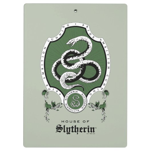HARRY POTTER™ | Fijne schets SLYTHERIN™ Crest Klembord (Achterkant)