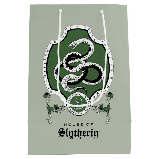 HARRY POTTER™ | Fijne schets SLYTHERIN™ Crest Medium Cadeauzakje (Achterkant)