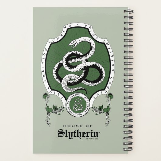 HARRY POTTER™ | Fijne schets SLYTHERIN™ Crest Planner (Achterkant)
