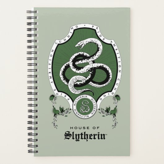 HARRY POTTER™ | Fijne schets SLYTHERIN™ Crest Planner (Voorkant)