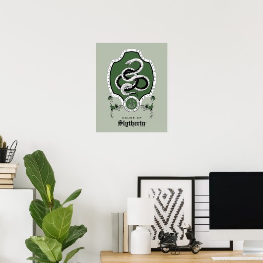 HARRY POTTER™ | Fijne schets SLYTHERIN™ Crest Poster (Thuiskantoor)