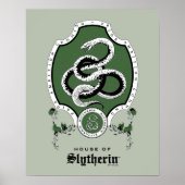 HARRY POTTER™ | Fijne schets SLYTHERIN™ Crest Poster (Voorkant)
