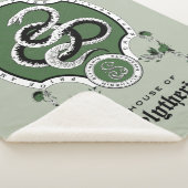 HARRY POTTER™ | Fijne schets SLYTHERIN™ Crest Sherpa Deken (3/4)