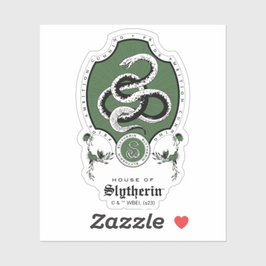 HARRY POTTER™ | Fijne schets SLYTHERIN™ Crest Sticker (Vel)