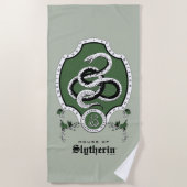 HARRY POTTER™ | Fijne schets SLYTHERIN™ Crest Strandlaken (Voorkant)