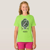 HARRY POTTER™ | Fijne schets SLYTHERIN™ Crest T-shirt (Voorkant volledig)