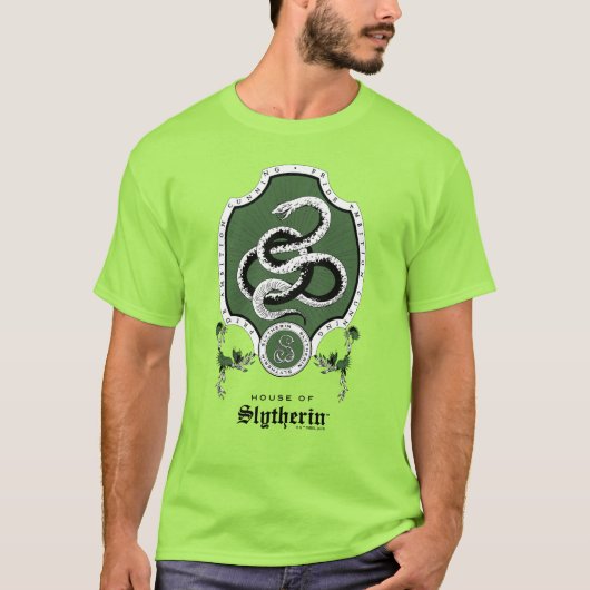 HARRY POTTER™ | Fijne schets SLYTHERIN™ Crest T-shirt (Voorkant)