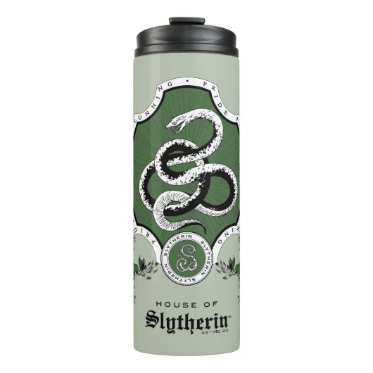 HARRY POTTER™ | Fijne schets SLYTHERIN™ Crest Thermosbeker (Voorkant)