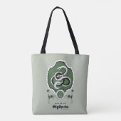 HARRY POTTER™ | Fijne schets SLYTHERIN™ Crest Tote Bag (Achterkant)