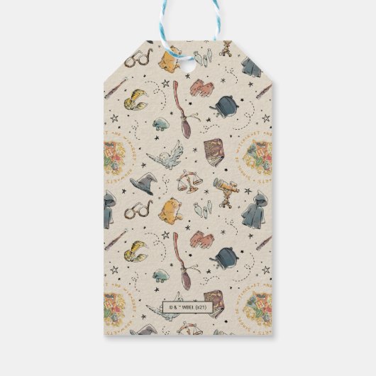 Harry Potter First Birthday Bedankt Cadeaulabel (Achterkant)