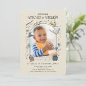  Harry Potter First Birthday - Foto Kaart (Staand voorkant)