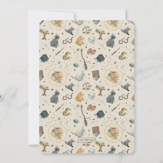  Harry Potter First Birthday - Foto Kaart (Achterkant)