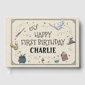Harry Potter First Birthday Gastenboek (Voorkant)