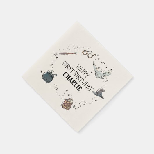 Harry Potter First Birthday Servet (Hoek)