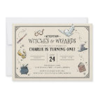  Harry Potter First Birthday Uitnodiging