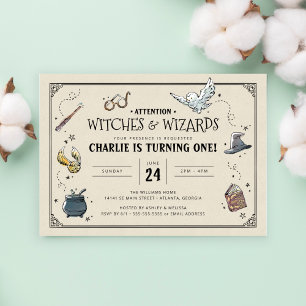Harry Potter First Birthday Uitnodiging