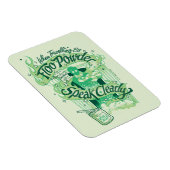 Harry Potter | Floo Powder Typografie Grafisch Magneet (Rechterzijde)