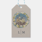 Harry Potter | Floral Hogwarts Castle Wedding Cadeaulabel (Voorkant)