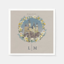 Harry Potter | Floral Hogwarts Castle Wedding Servet