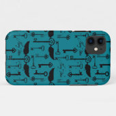 HARRY POTTER™ Flying Keys Patroon Case-Mate iPhone Case (Achterkant (horizontaal))