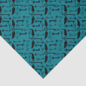 HARRY POTTER™ Flying Keys Patroon Tissuepapier (Detail)