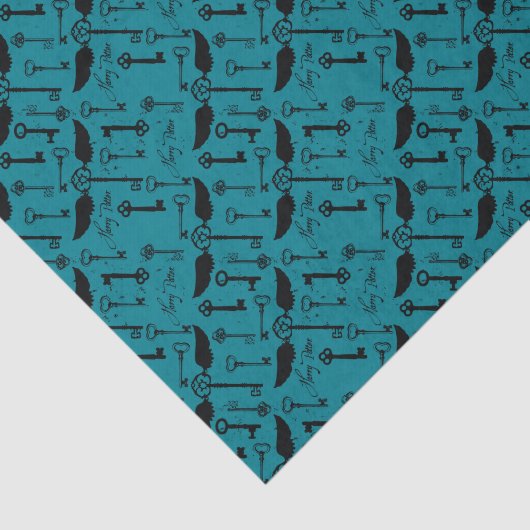 HARRY POTTER™ Flying Keys Patroon Tissuepapier (Detail)