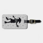 Harry Potter | "Free Dobby" Silhouette Typografie Bagagelabel (Voorkant horizontaal)