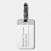 Harry Potter | "Free Dobby" Silhouette Typografie Bagagelabel (Achterkant verticaal)